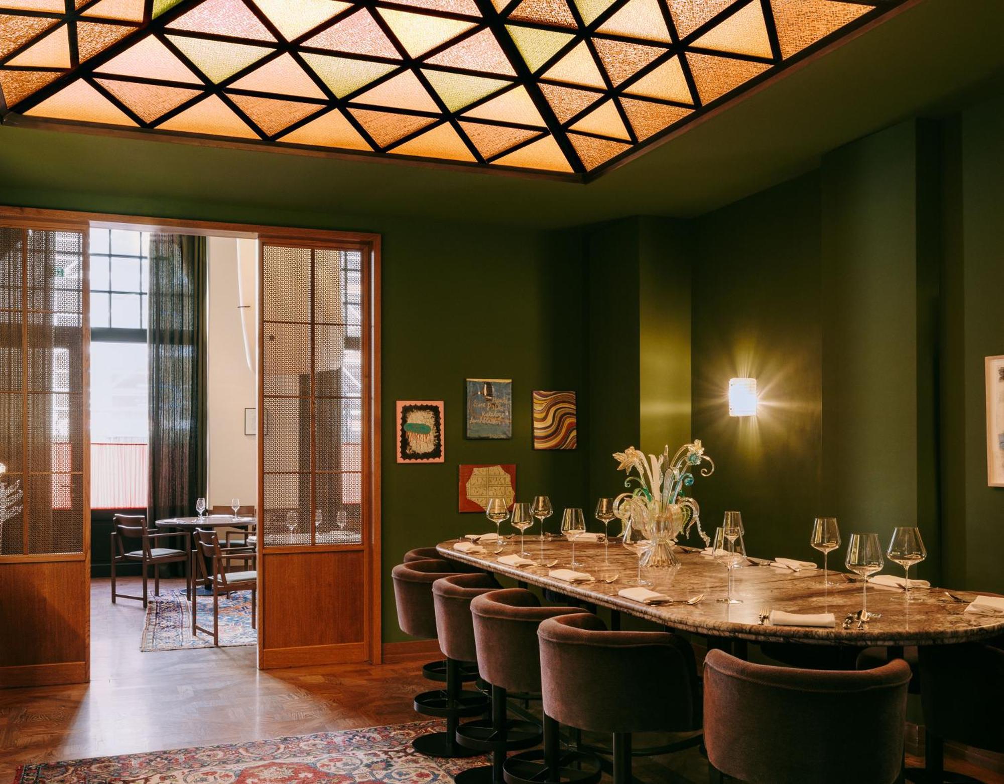 Boutique Hotel Chateau Royal Berlin Luaran gambar The restaurant's interior